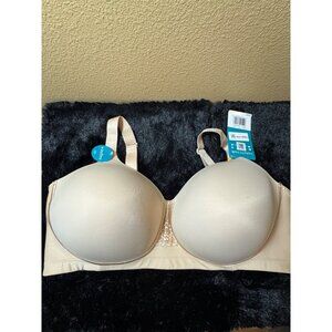 Vanity Fair Wirefree Full Coverage Bra 42DD Beige  NWT